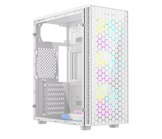 GEMBIRD Obudowa komputerowa gamingowa Fornax 500, biała CCC-FC-500W - 1173317 - zdjęcie